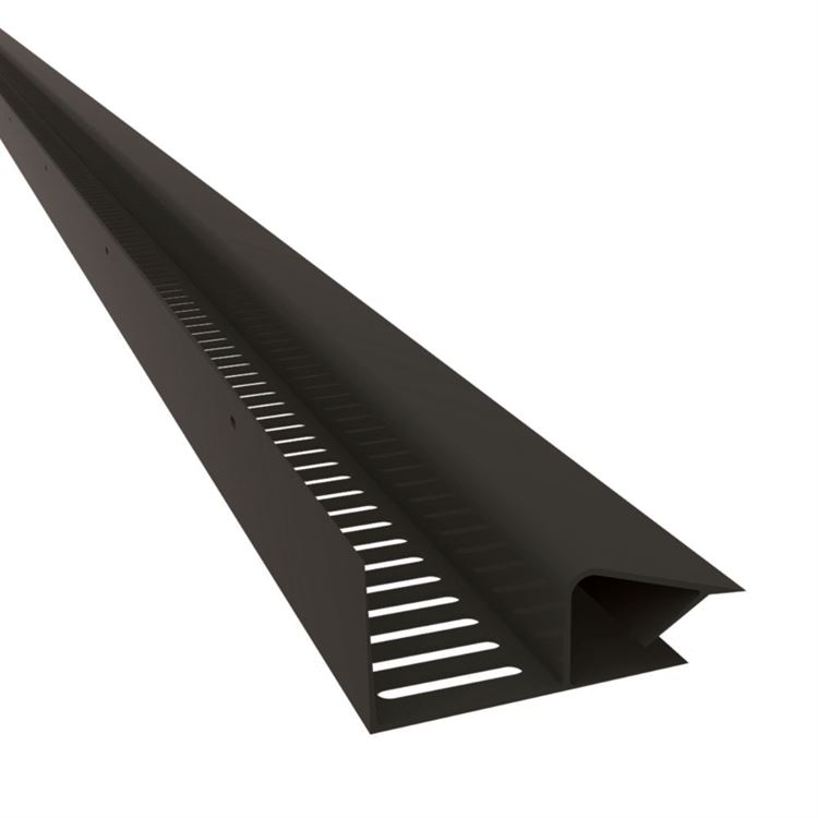 Manthorpe 10mm Continuous Soffit Vent - 26mm x 48mm x 2440mm (Pack of 10)