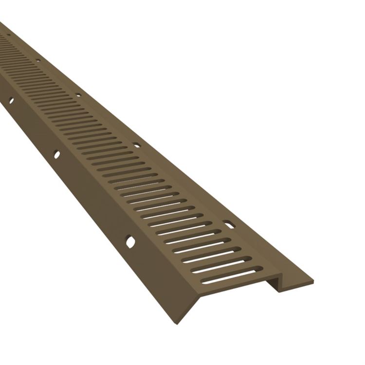Manthorpe 10mm Sloping Soffit Vent - 8mm x 51mm x 2440mm (Pack of 10)