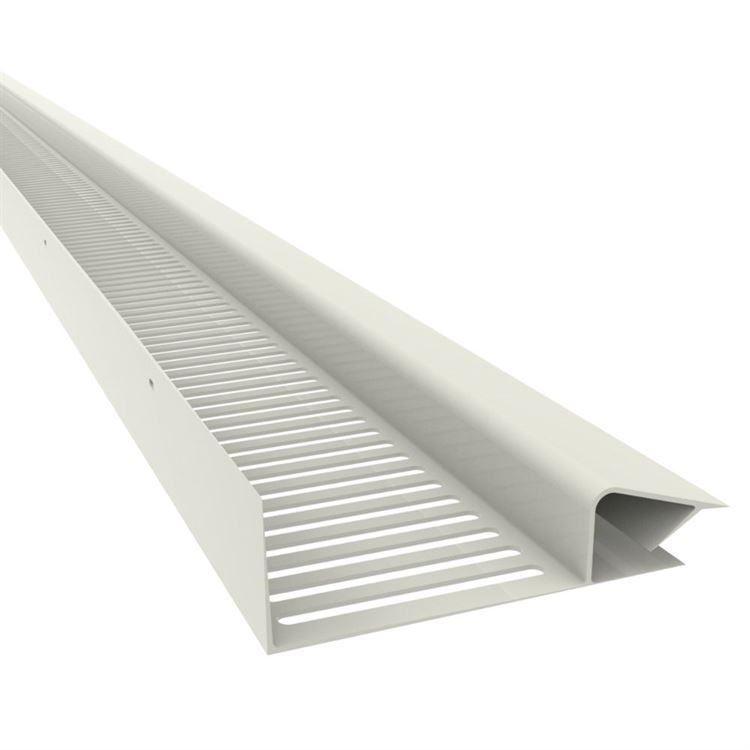 Manthorpe 25mm Continuous Soffit Vent - 28mm x 80mm x 2440mm (Pack of 10)