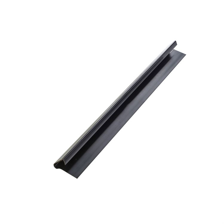 Klober Uni Line S Strip Continuous Dry Verge - 5000mm - Black (Pack of 4)