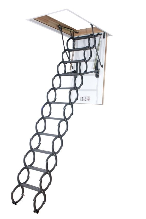 Fakro LST - Scissor Metal Loft Ladder and Hatch