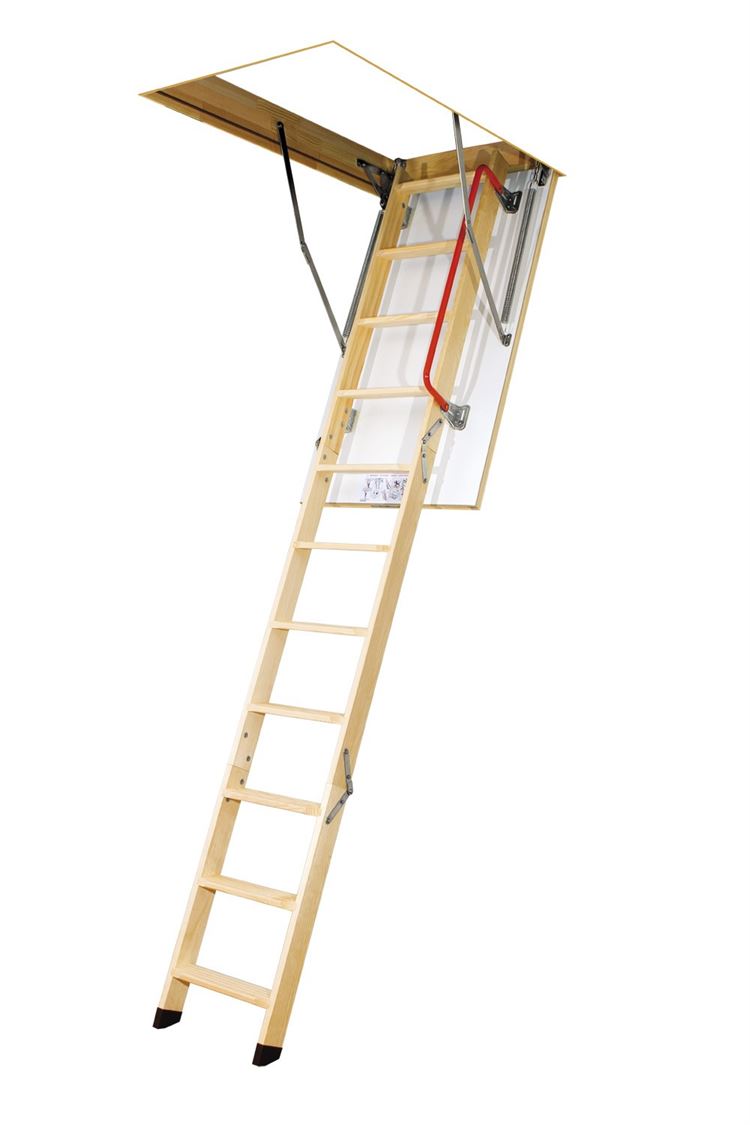 Fakro LWK Komfort - Folding Wooden Loft Ladder and Hatch
