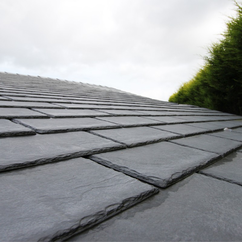 Tapco Synthetic Slate Tile Pewter, Imitation Grey Slate Roof Tiles