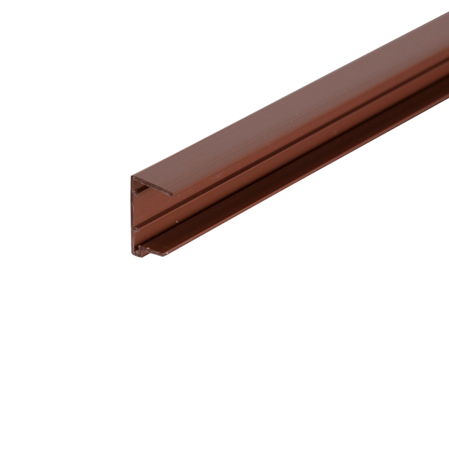 Corotherm - 25mm Polycarbonate Sheet End Caps - Brown (2100mm Pack of 2)
