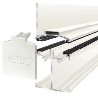 Alukap-SS - Low Profile Wall Bar - White