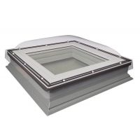 Fakro Flat Roof Window - Domed and Manually Opening - Laminated Double Glazing [DMC-C P2]