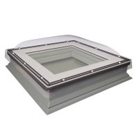 Fakro Flat Roof Window - DXC-C P4 - Non-Opening Domed Flat Roof Window - Secure Double Glazing