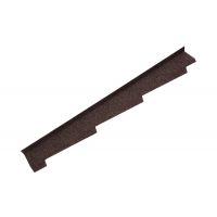 Britmet - Left Hand Side Wall Flashing - Rustic Brown (1250mm)