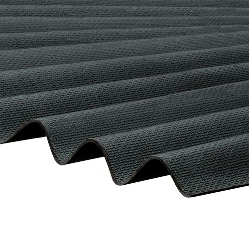 Corrapol-BT - Corrugated Bitumen Roof Sheet - Black (2000 x 930mm)