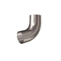 Lindab Steel Guttering - Downpipe Bend - Magestic Galvanised