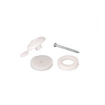 Corotherm - 16mm Polycarbonate Sheet Super Fixings Buttons - White (Pack of 10)