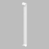 Fascia Board - Bull-nosed Joint Trim - 500mm - White