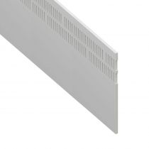 Vented Soffit UPVC Board - Flat 25mm Airspace - White (5m)