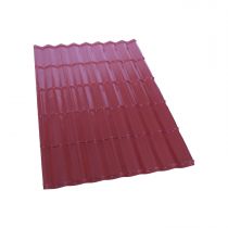 Britmet - Ecopan - Lightweight Metal Roofing Sheet - Smooth Red (1530x1080x0.7mm)
