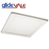 Glidevale Part L Plastic Push Up Loft Access Door with Anti-Wind Uplift - 717 x 555 - White