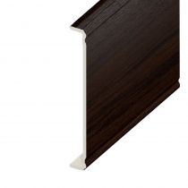 Box-end UPVC Capping Board - Ogee 404mm x 9mm - Rosewood (1.25m)