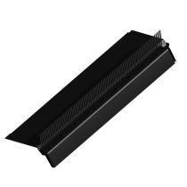 3-in-1 Over Fascia Vent with Comb - Black (0.9m)