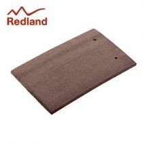 Redland Plain Eaves/Top Tile - Concrete Tile - Smooth Tudor Brown