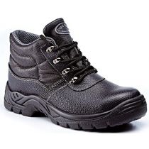 Rugged Terrain - Waterproof Chukka Safety Boots (S3 SRC) - Black Leather
