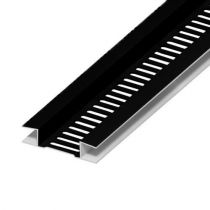 Soffit Board Ventilation Strip - 10mm - Black (5m)
