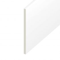 Soffit UPVC Board - Flat - White (5m)