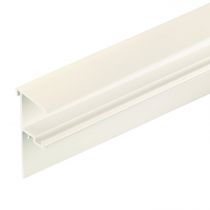 Corotherm - 25mm Polycarbonate Sheet Side Flashing - White (3m)