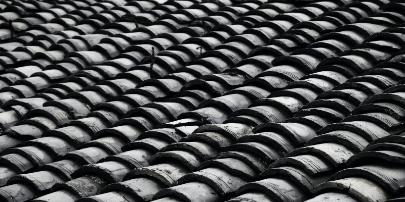 Grey Asbestos Roof Tiles