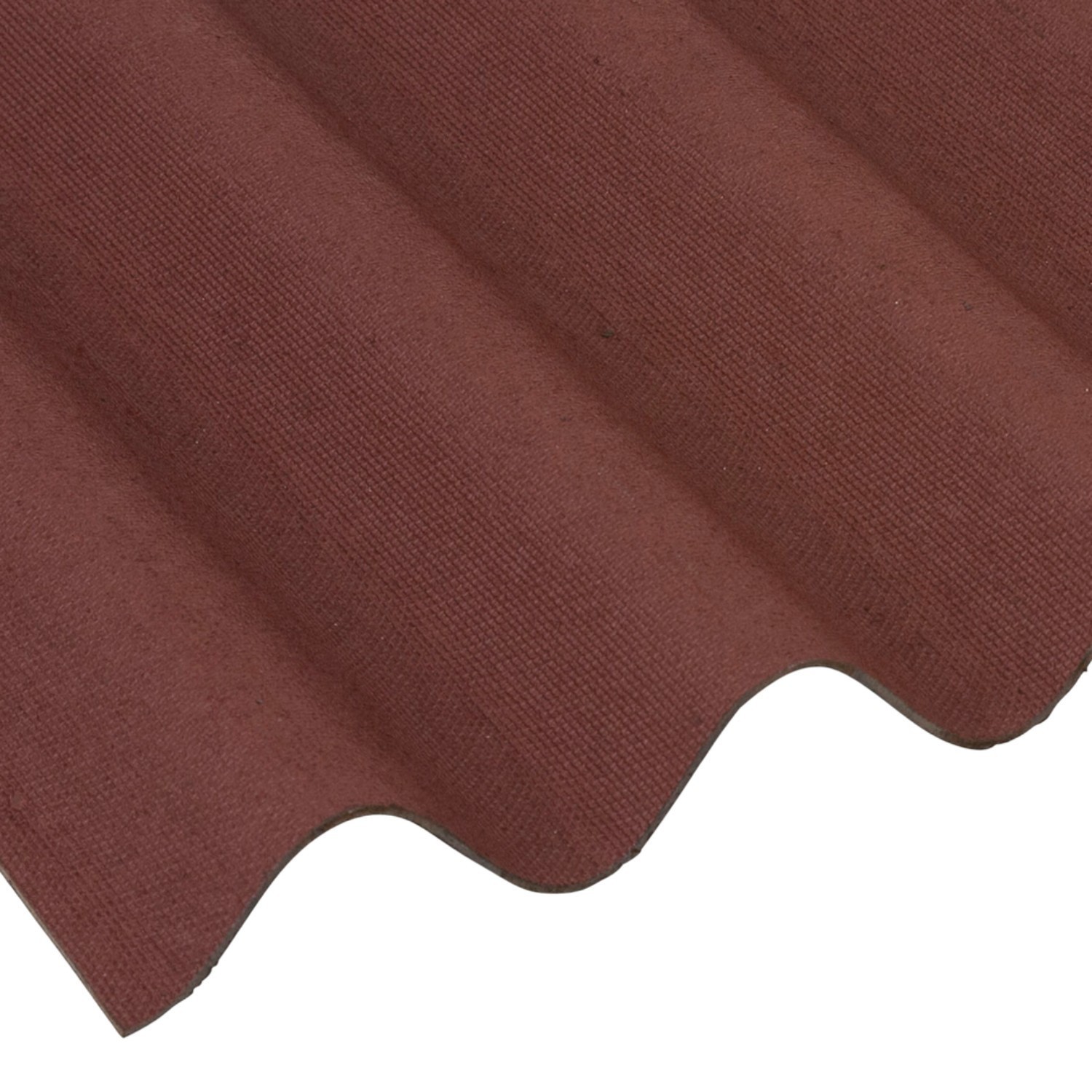 Onduline - Red Corrugated Bitumen Roof Sheet (2000 x 950mm)