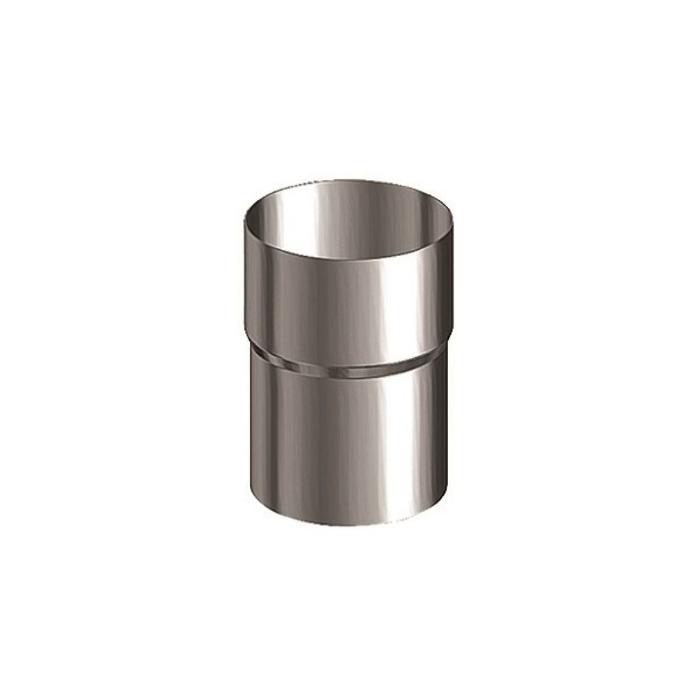 Lindab Steel Guttering - Pipe Connector - Magestic Galvanised