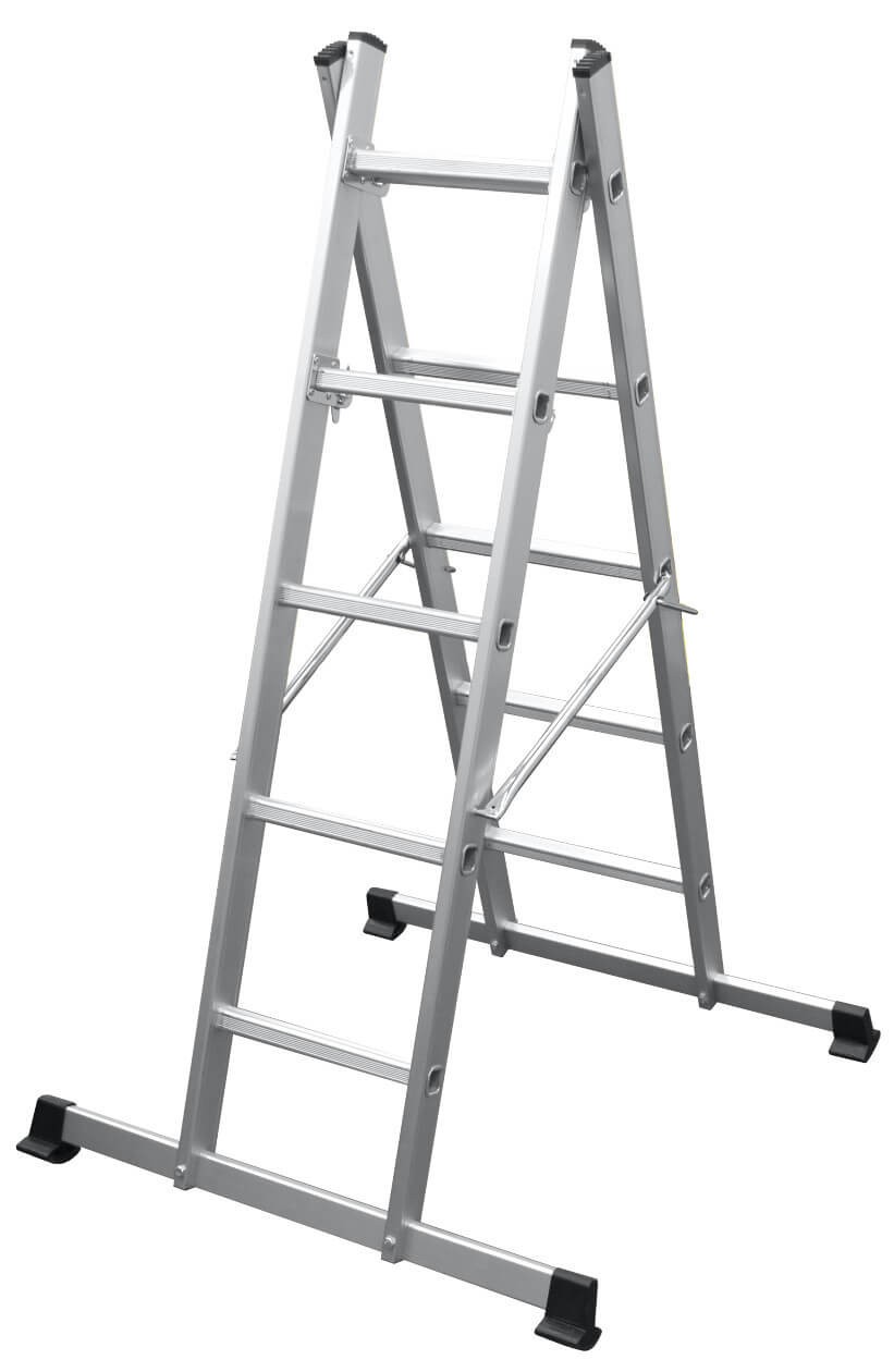 Youngman ProDeck 5 Way Combination Ladder and Work Platform - 2.55m