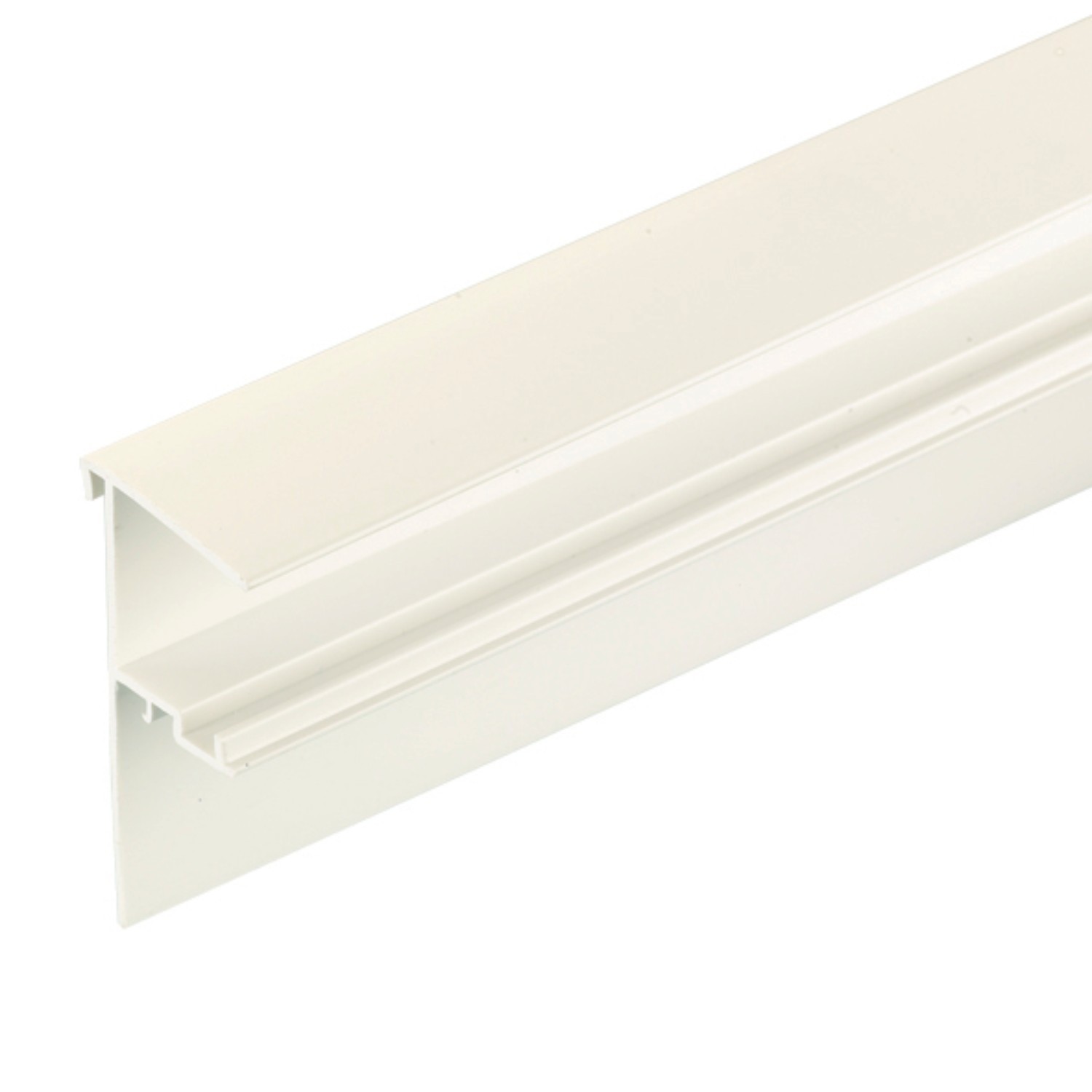 Corotherm - 25mm Polycarbonate Sheet Side Flashing -  White (6m)