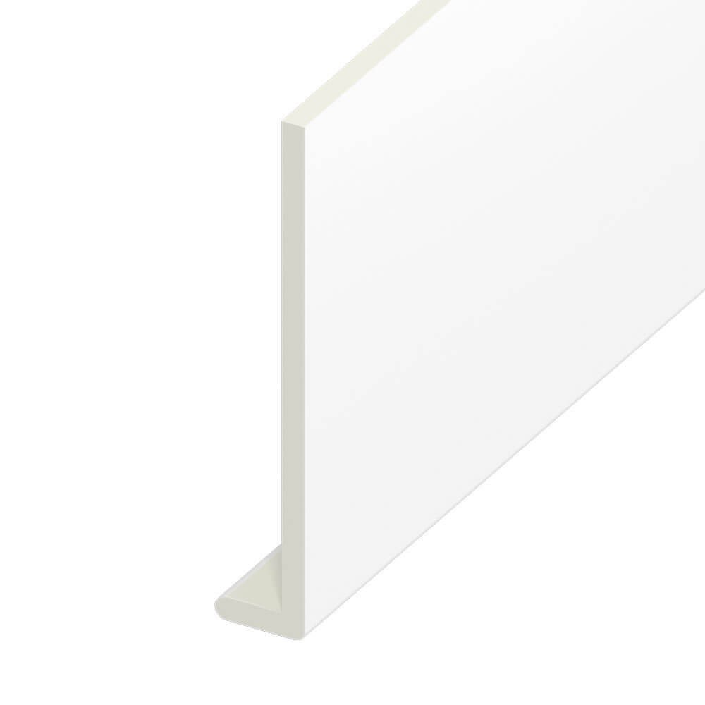 Fascia UPVC Capping Board - Plain - White (5m)
