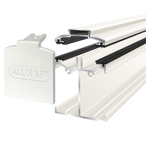 Alukap-SS - Low Profile Bar - White