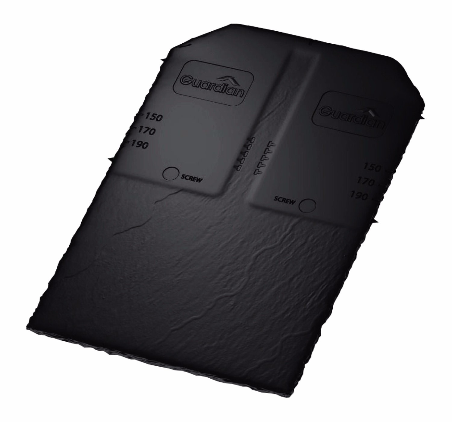 Guardian - Synthetic Slate Tile - Black (Pack of 22)
