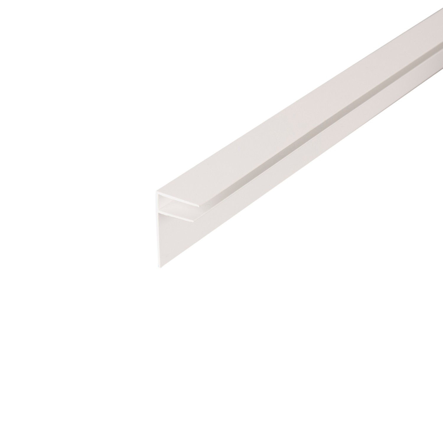 Corotherm - 10mm Polycarbonate Sheet Side Flashing - White (3m) 