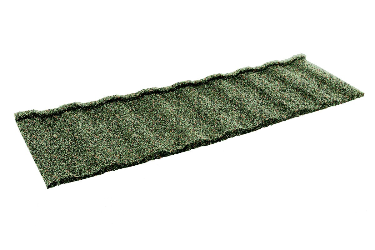 Britmet - Profile 49 Plus - Lightweight Metal Roof Tile - Moss Green (0.9mm)
