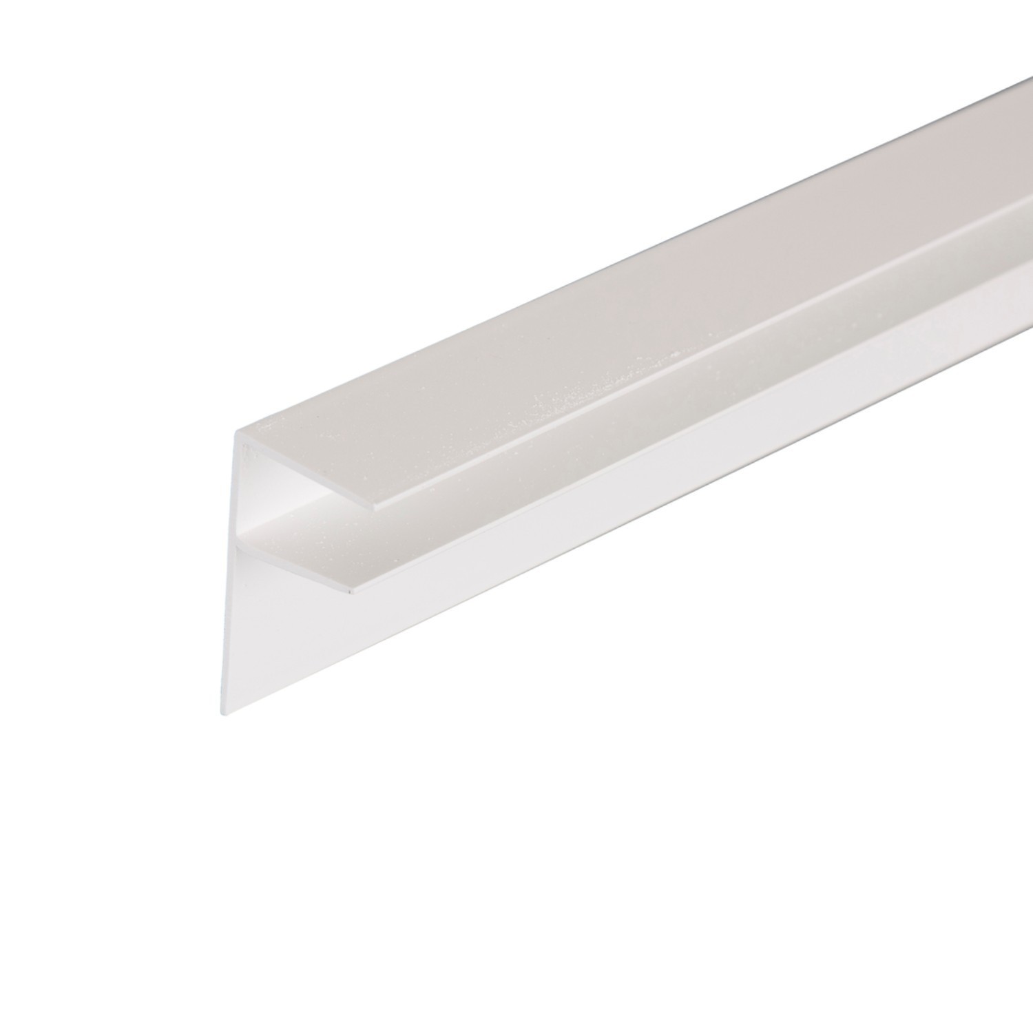 Corotherm - 16mm Polycarbonate Sheet Side Flashing -  White (4m)