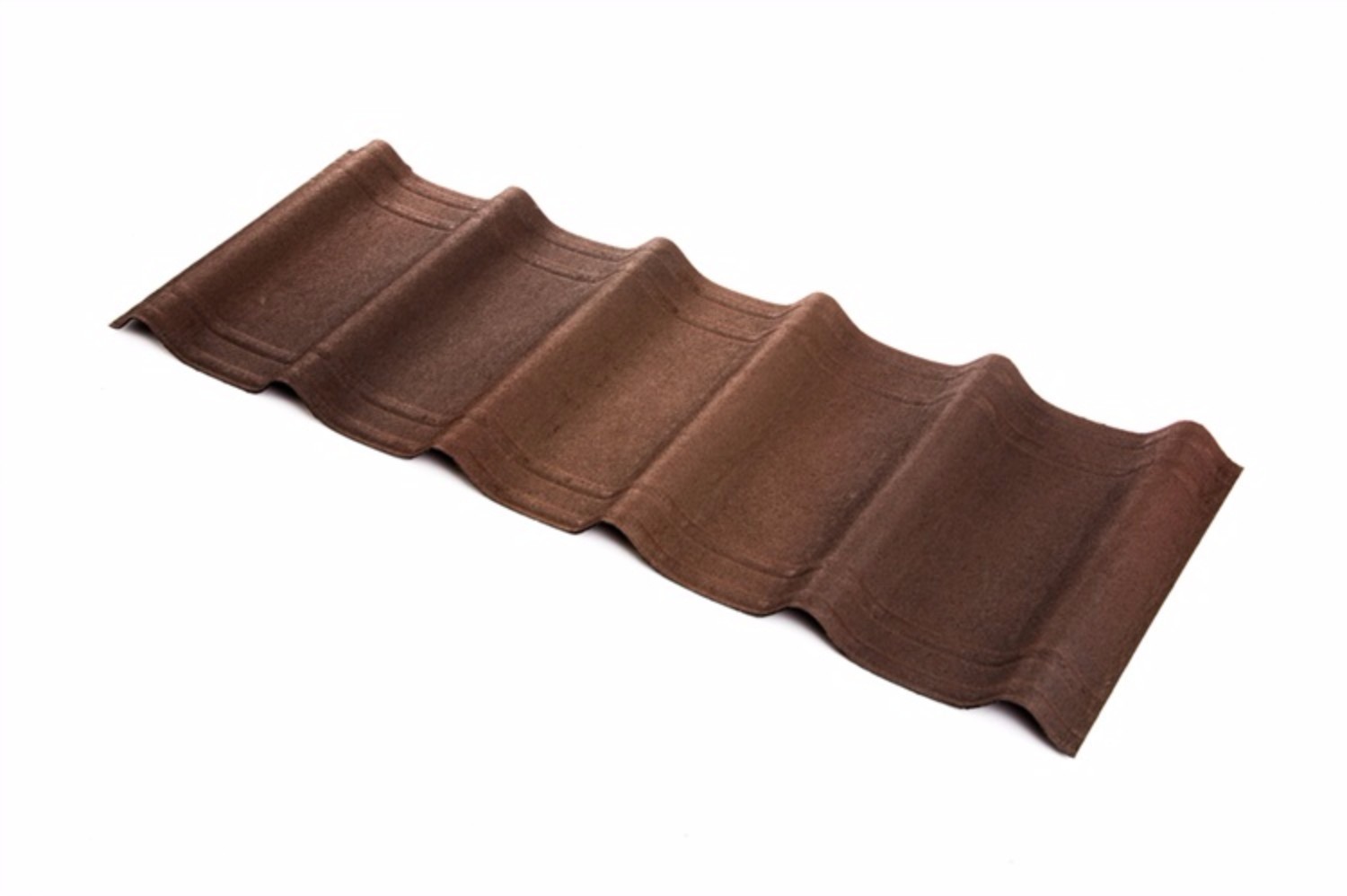 Onduvilla - Bitumen Roof Tiles - Shaded Brown (2.18 m2 Coverage - Pack of 7)