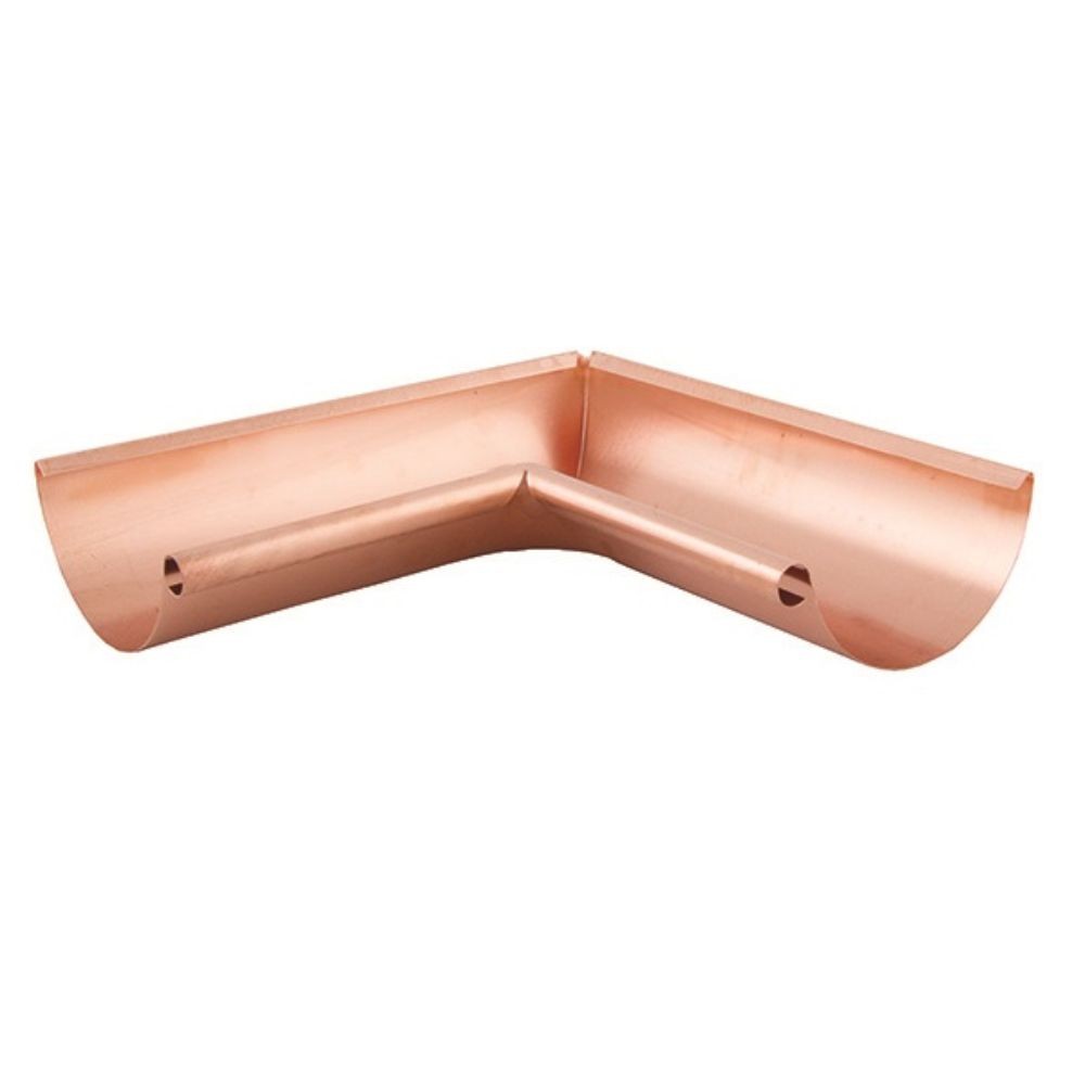 Lindab Natural Copper Guttering - Internal Welded Gutter Angle