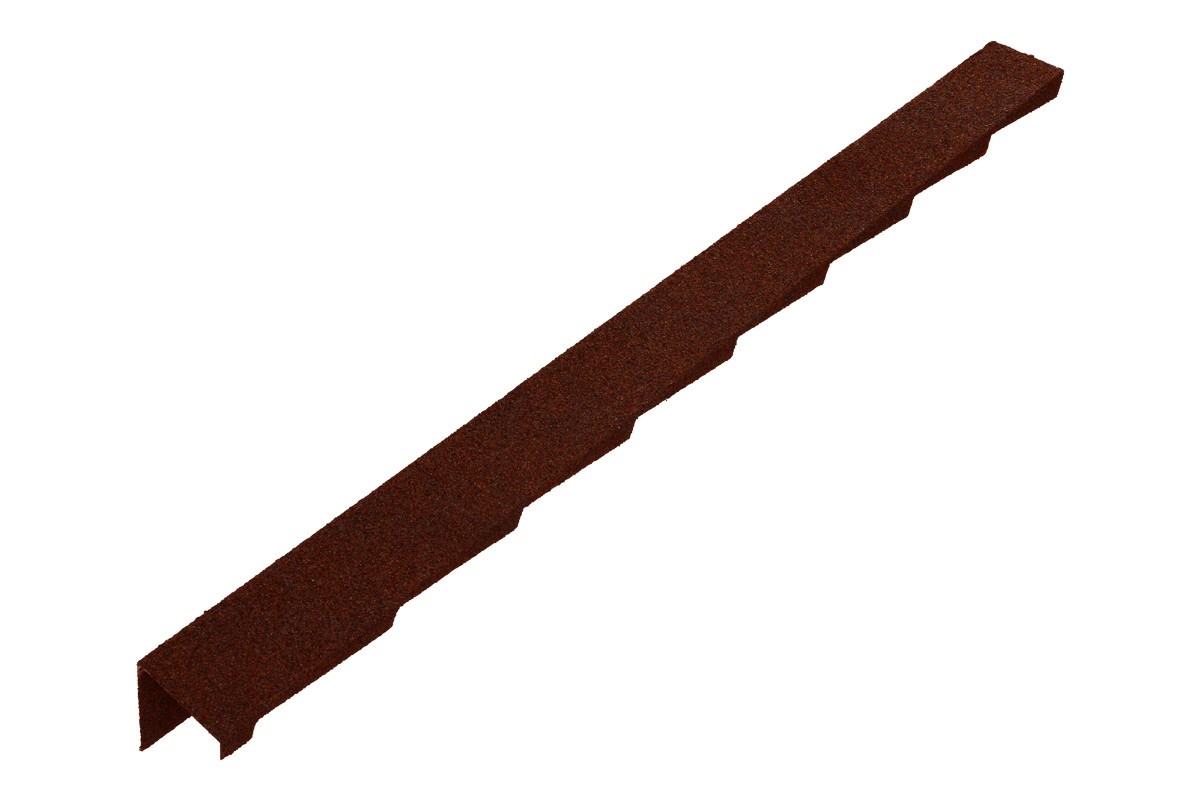 Britmet - Plaintile - Left Hand Barge - Rustic Terracotta (1250mm)