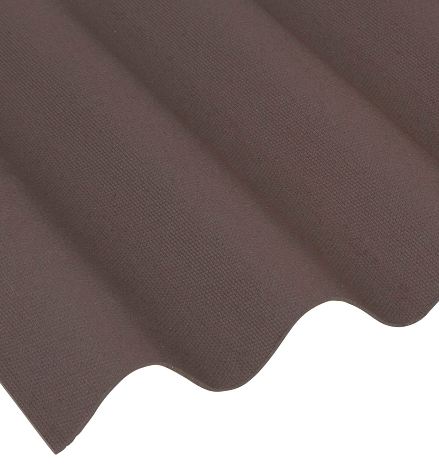 Coroline - Corrugated Bitumen Roof Sheet - Brown (2000 x 950mm)