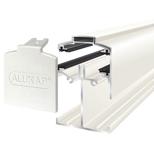 Alukap-SS - Low Profile Gable Bar - White