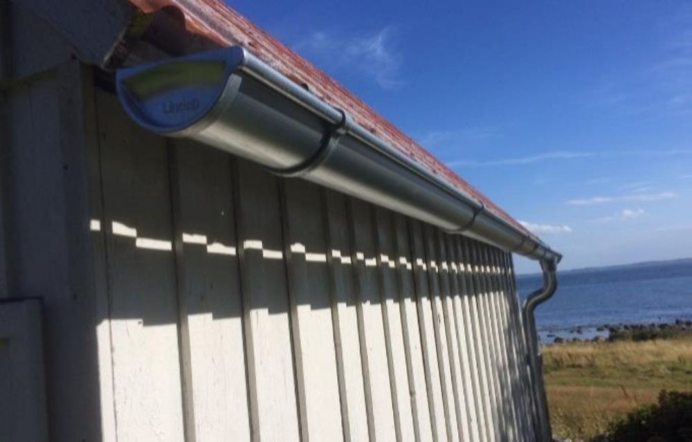 Lindab Guttering - Right Handed Stop End RGH 190mm - Magestic Galvanised