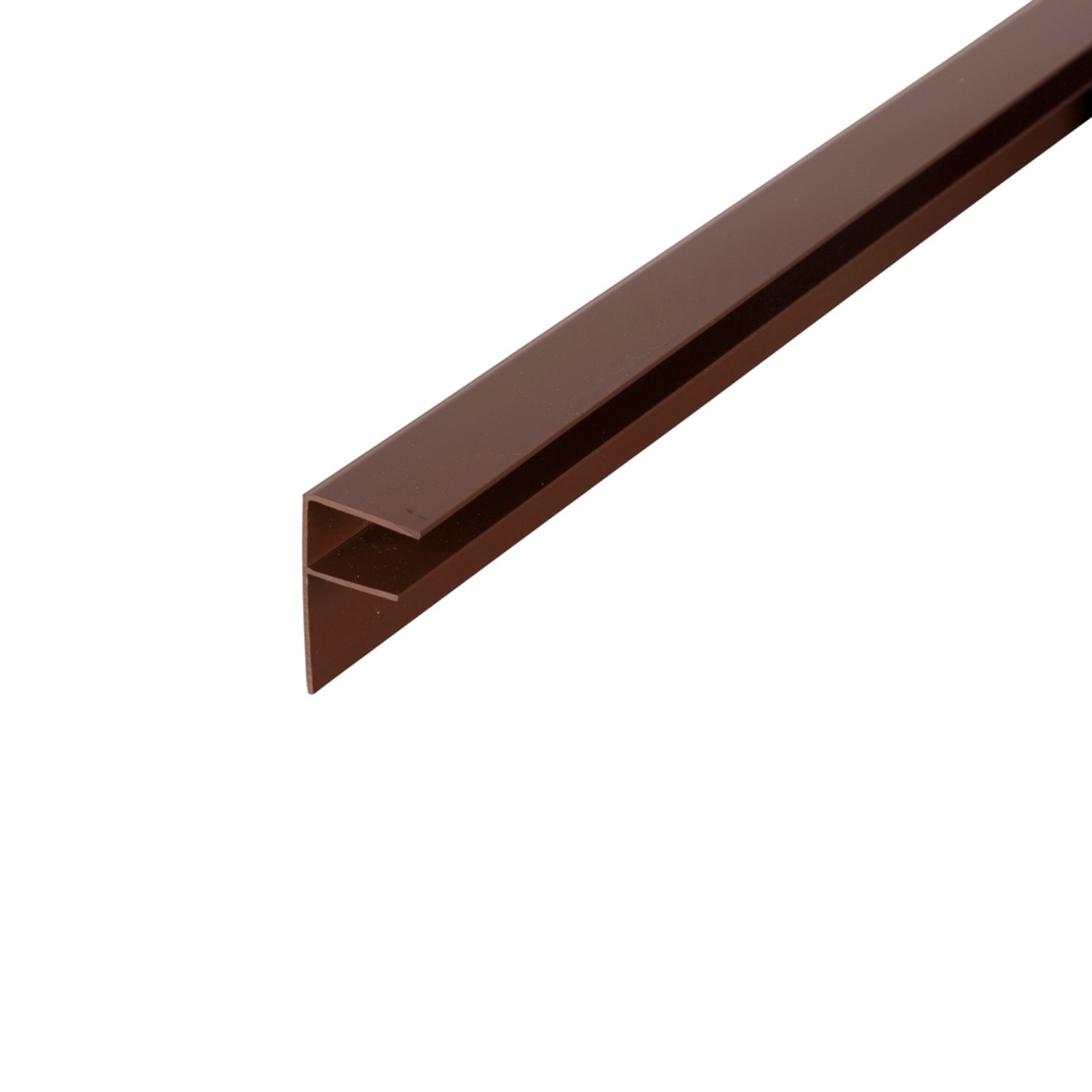Corotherm - 16mm Polycarbonate Sheet Side Flashing - Brown (3m)