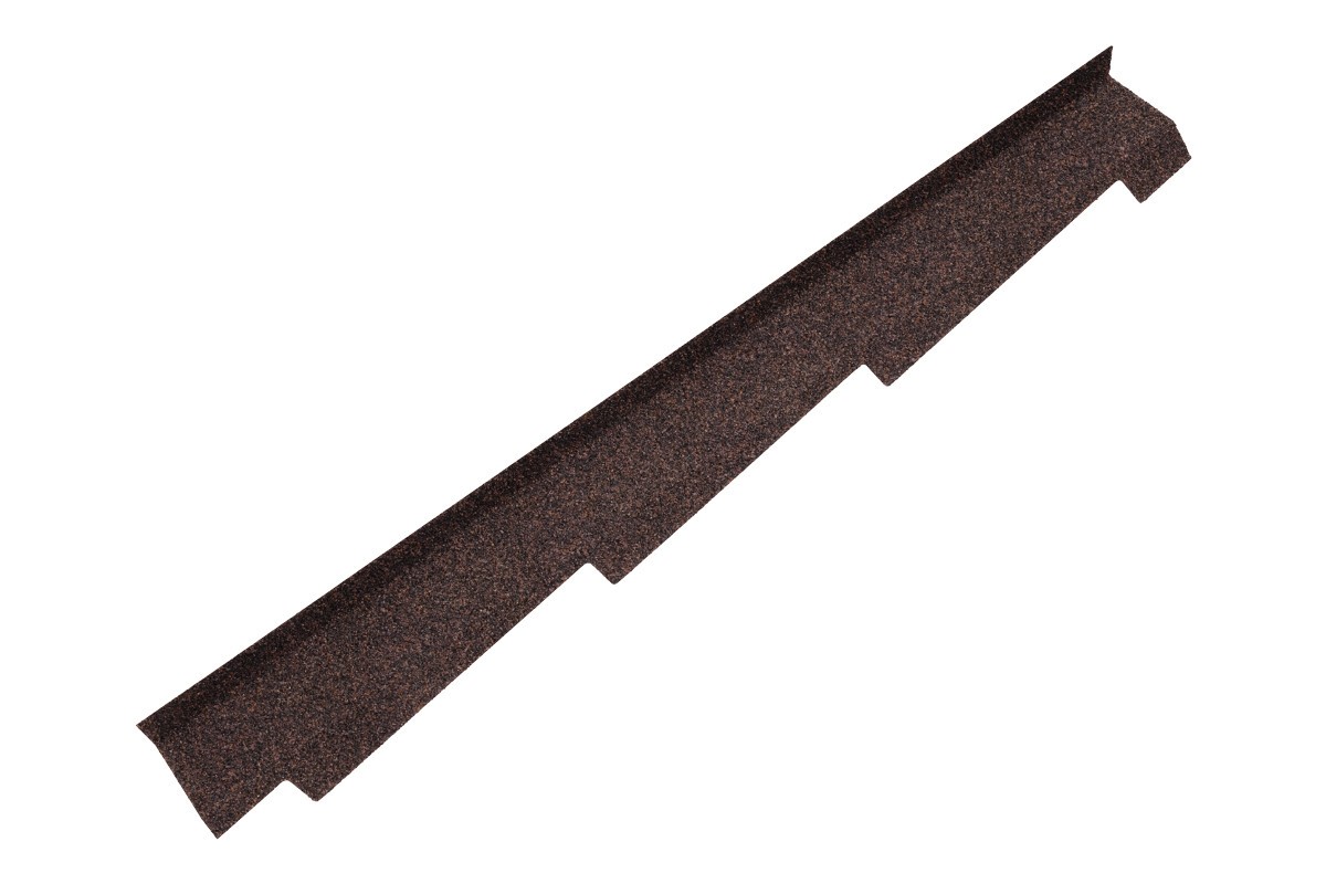 Britmet - Right Hand Side Wall Flashing - Rustic Brown (1250mm)