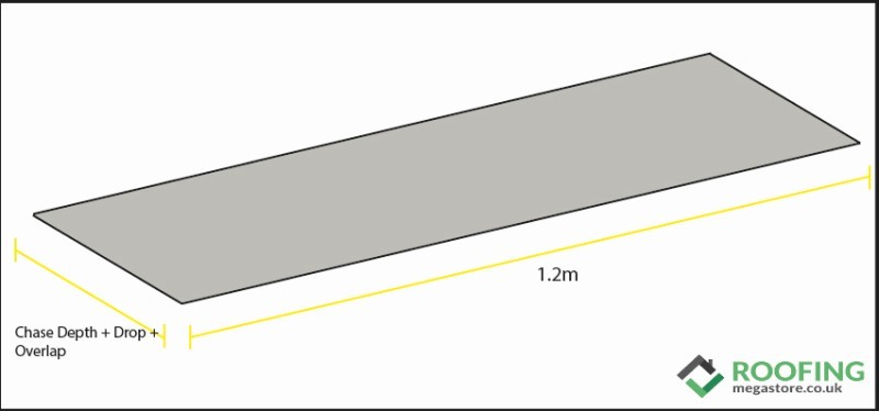 dimensions for cutting lead flashing